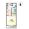 ヴェルファーレ 1Kの間取り