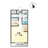 グレースワン松下 1Kの間取り