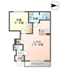 ゴーディアス 1LDKの間取り
