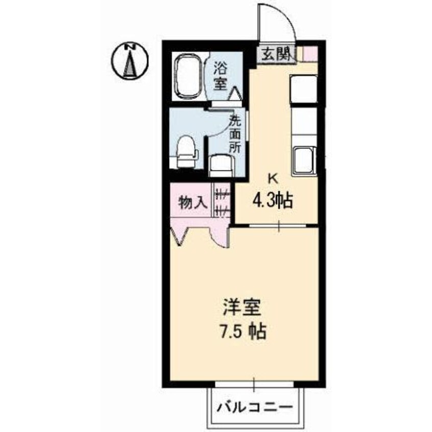 間取図 ハイツ　Ｙｏｕ－ｗａ　A棟B棟