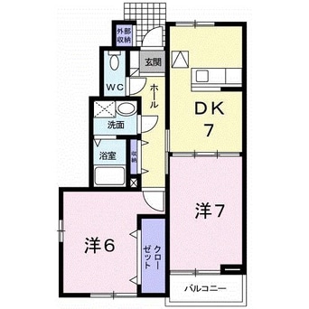 間取図 マロンハイツ