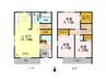 オークウッド桂 3LDKの間取り