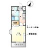 ベアバレー 1Kの間取り