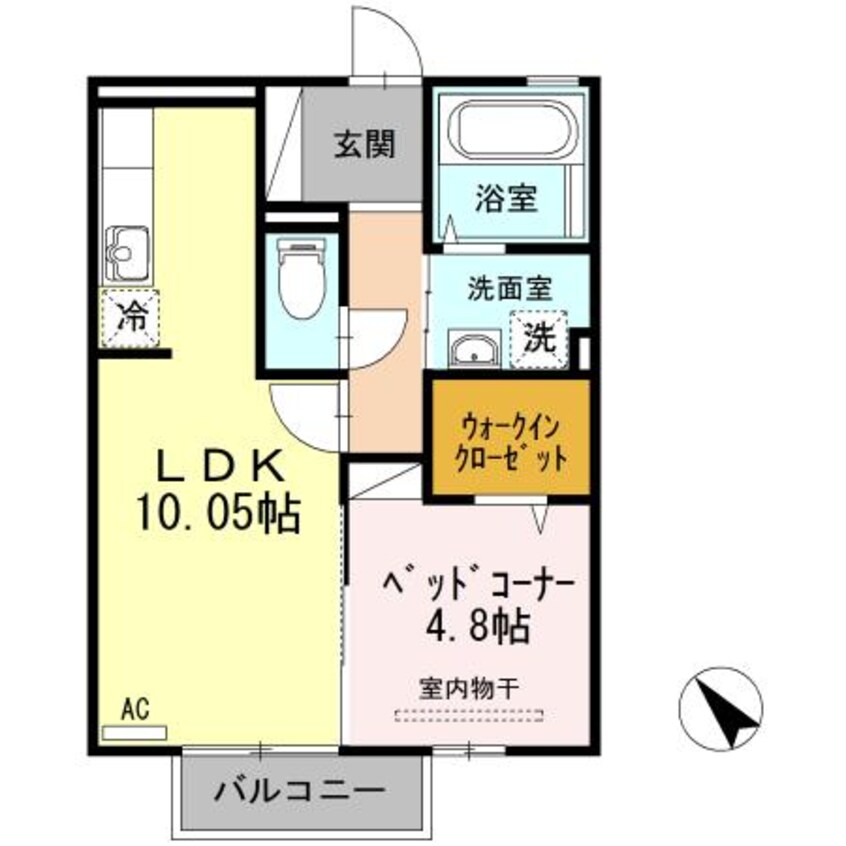 間取図 PoPoベルグ