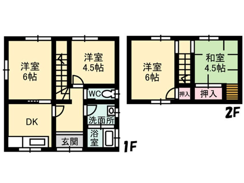 間取図 正連寺　石河邸