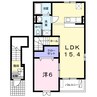 Lang ravin 1LDKの間取り