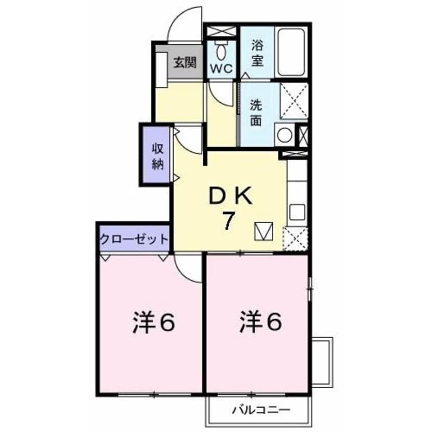 間取図 いちごハウスα