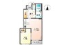アルヴィータ 1LDKの間取り