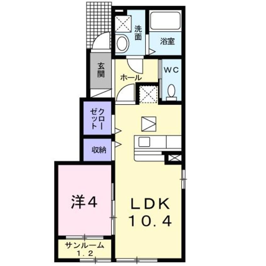 間取図 ヒデミリアⅡ