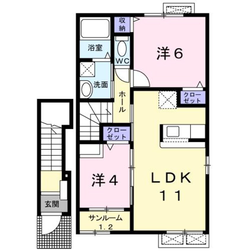 間取図 ベル