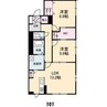 レフィシアⅡ 2LDKの間取り