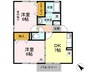 ハイツ トベラC棟 2DKの間取り