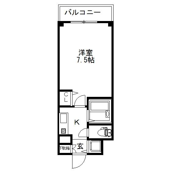 間取り図 コスモス天神
