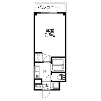 間取図 コスモス天神