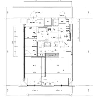 間取図 コスモス天神