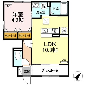 間取図 コマースグローリーⅢ