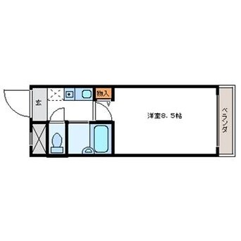 間取図 コーポ八幡面影60