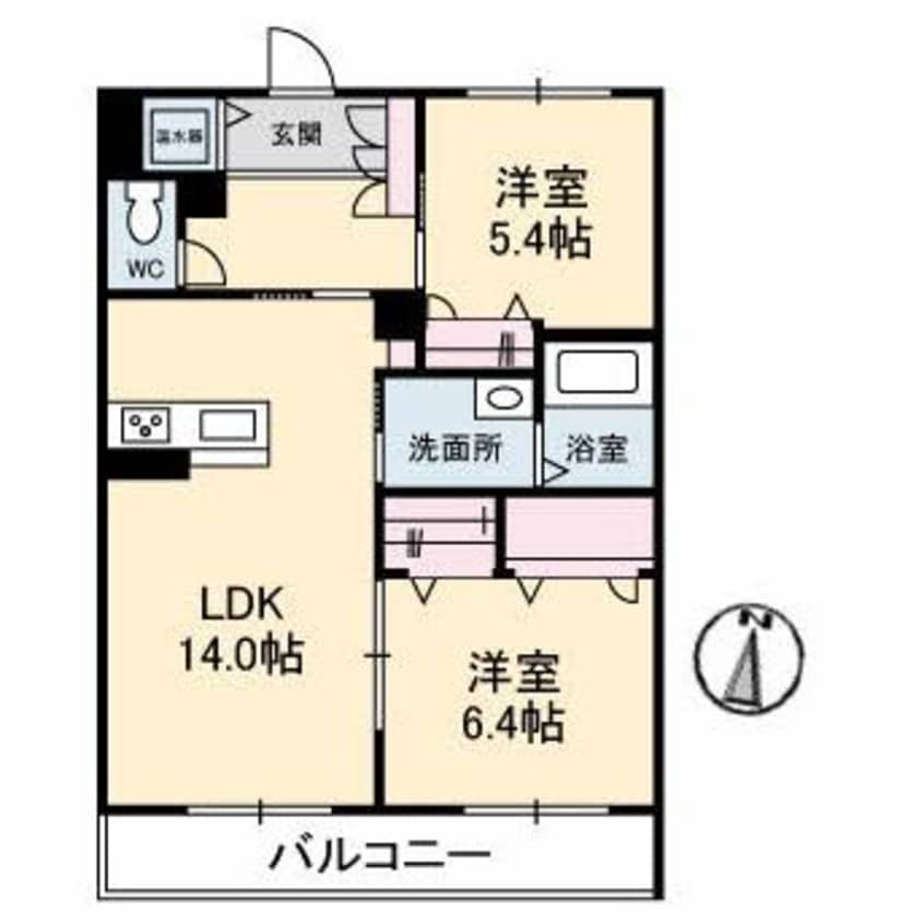 間取図 グランフォルス和