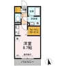 ハーベスト 1Rの間取り