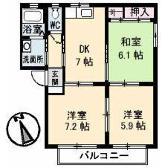 間取図 メゾンそら　Ａ棟