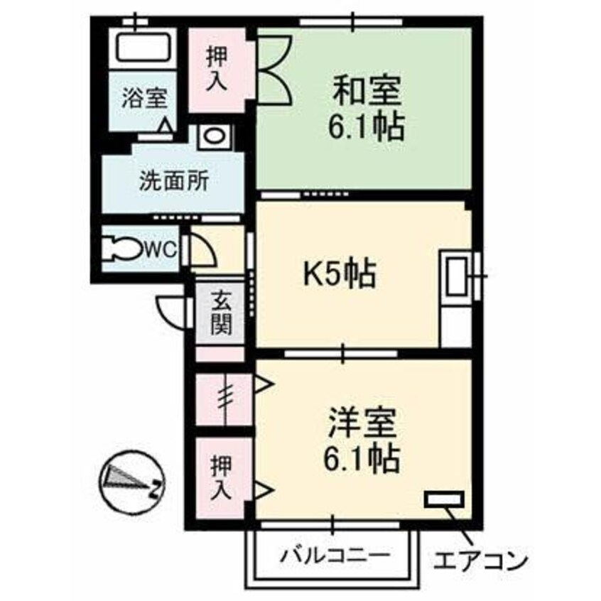 間取図 ラ・フルール