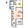 奏 1LDKの間取り