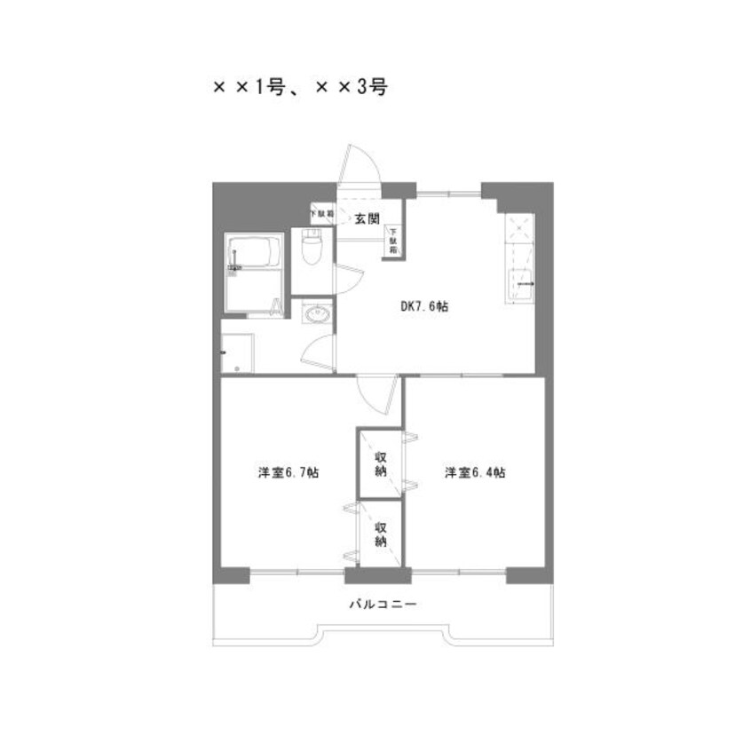 間取図 スパーキングⅡ