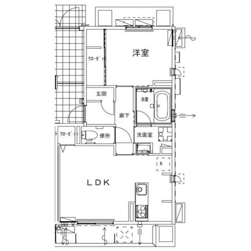 間取図 セルカ・デル・リオⅡ
