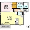ウィングS 1LDKの間取り