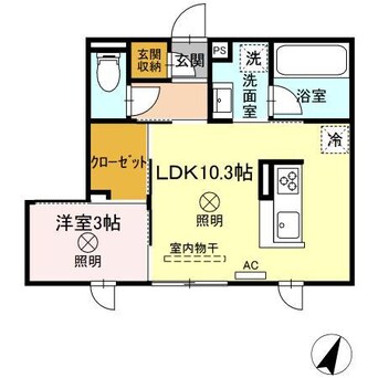 間取図 セレスティアル山の手通り