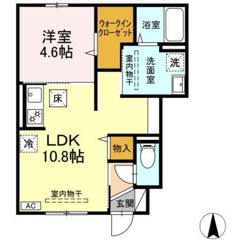 間取図 リーシア