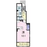 プラシード・カーサⅡ 1Rの間取り