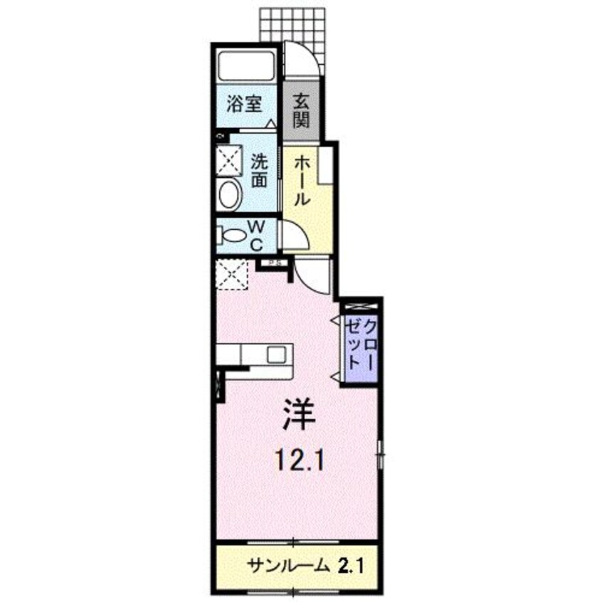 間取図 プラシード・カーサⅡ