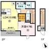 ボナールヴィラ興南 1LDKの間取り