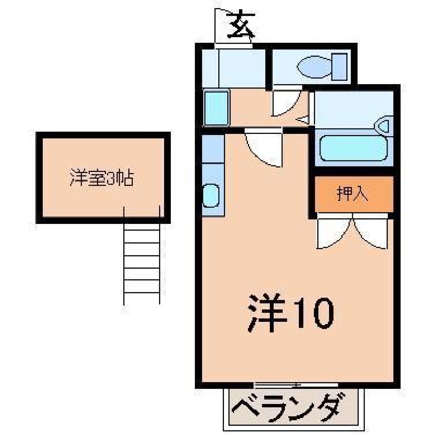 間取図 カーサ腰浜