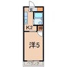 メゾンツチヤ 1Kの間取り