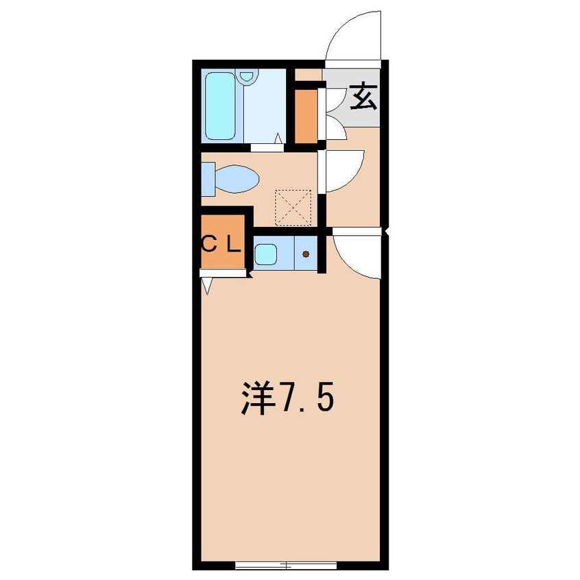 間取図 メゾンプチバード