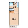 レジェンド 1Kの間取り