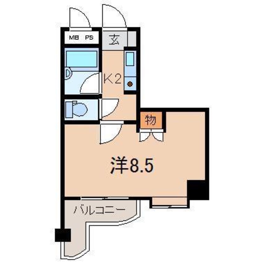 間取図 ホーユウコンフォルト南福島