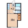 リビングストンハイツ 1Kの間取り