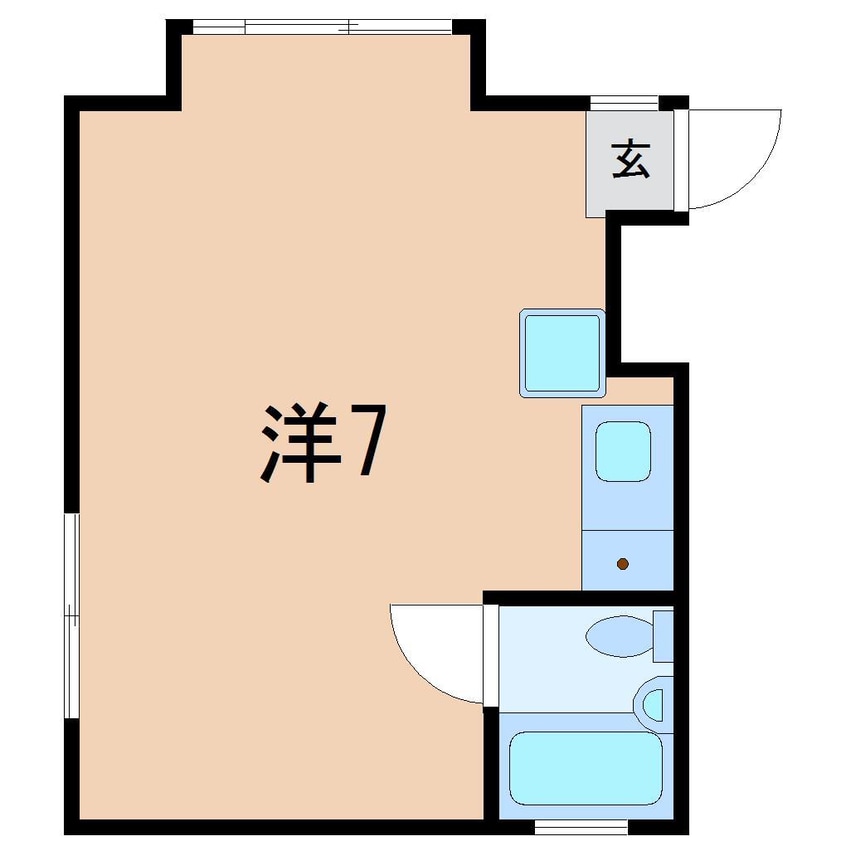 間取図 リバービレッジIII