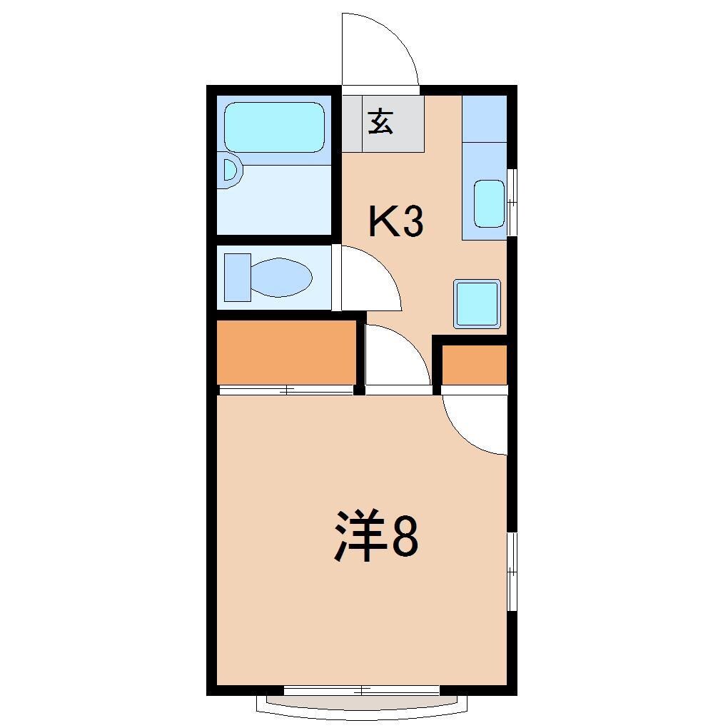 間取り図 チェリーハイツK