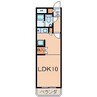Earth矢剣町B 1Rの間取り