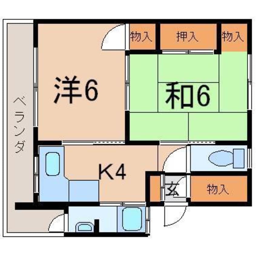 間取図 アーバンハウス浜田