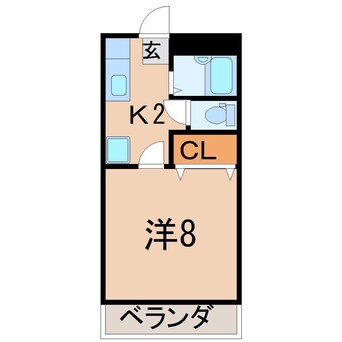 間取図 ビューヒルズ旭町