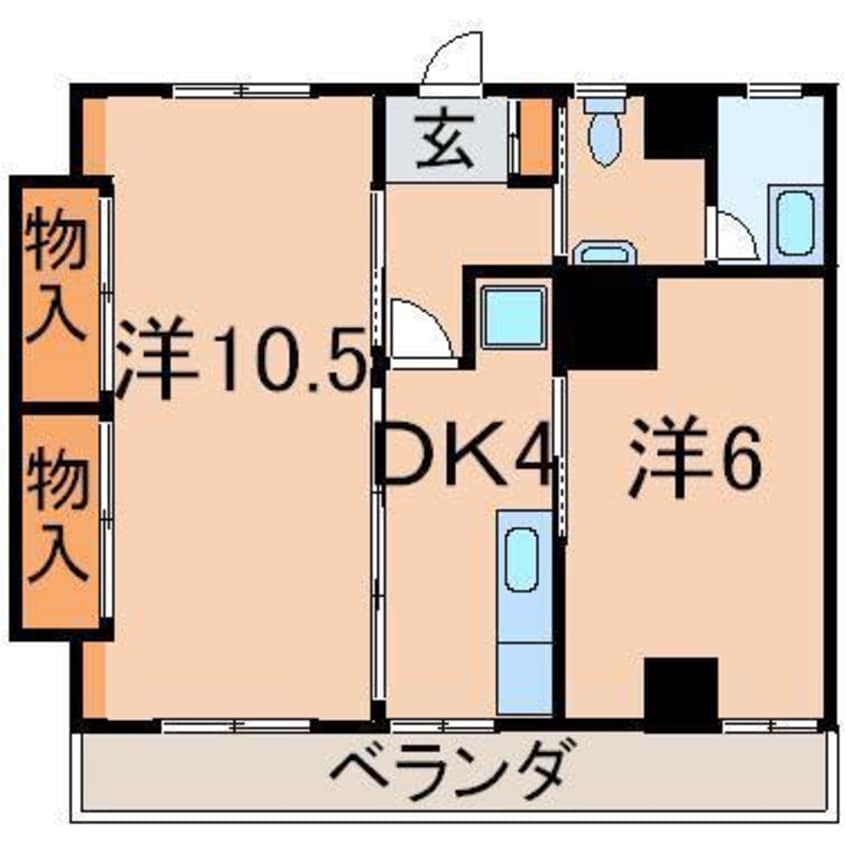 間取図 いげた陣場町マンション