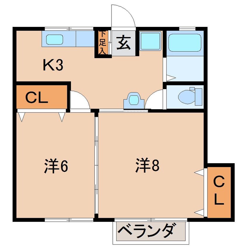 間取図 エルセラーンIII