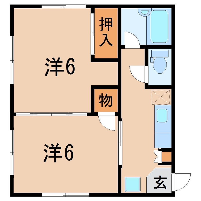 間取図 フジコーポラス2