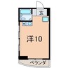 エクレール陣場町　804号室 1Rの間取り