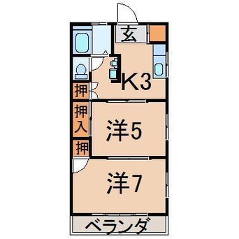 間取図 柳小路ハイツ